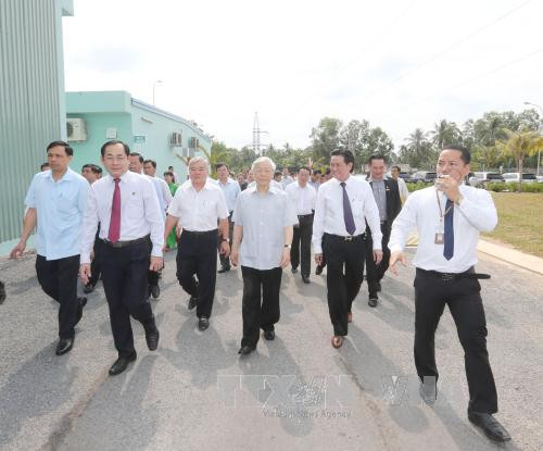 越共中央总书记阮富仲视察槟椥省 ảnh 1 越共中央总书记阮富仲视察槟椥省 ảnh 1