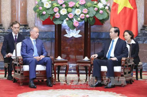 国家主席陈大光会见俄罗斯联邦国家安全委员会秘书帕特鲁舍夫 ảnh 2 国家主席陈大光会见俄罗斯联邦国家安全委员会秘书帕特鲁舍夫 ảnh 2