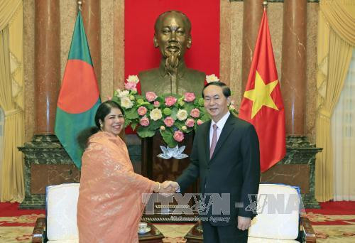 越南国家主席会见孟加拉国国民议会议长 ảnh 1 越南国家主席会见孟加拉国国民议会议长 ảnh 1