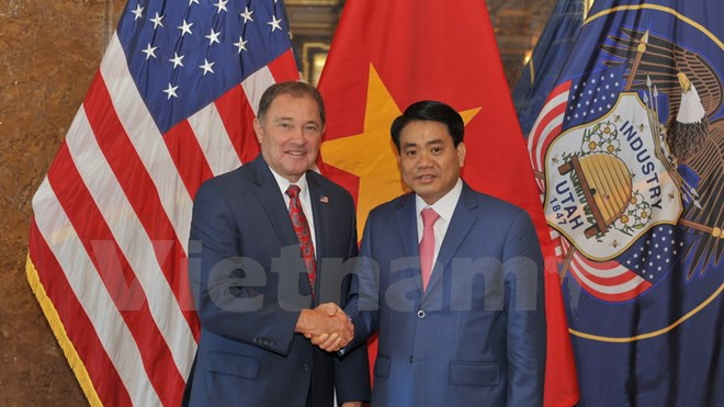 河内与美国犹他州和旧金山市加强合作 ảnh 3 河内与美国犹他州和旧金山市加强合作 ảnh 3