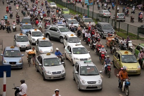 河内市跻身亚洲地区搭乘的士费用最便宜的城市名单 ảnh 1