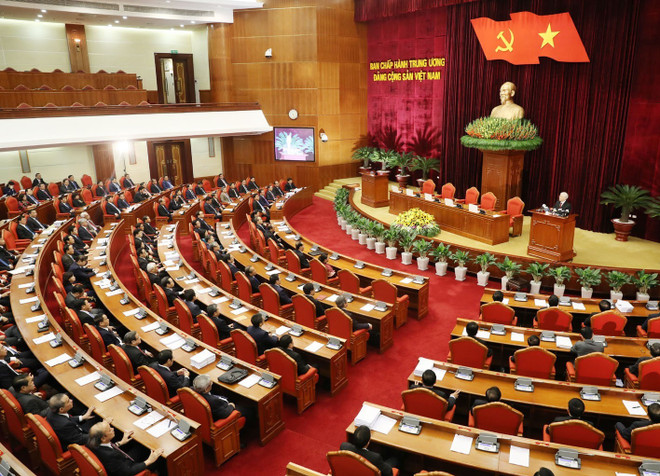 越共十二届中央委员会第六次全体会议落下帷幕 ảnh 1