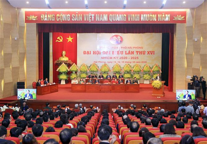 海防、太平、富安、永福等省市党代会胜利闭幕 ảnh 1 海防、太平、富安、永福等省市党代会胜利闭幕 ảnh 1