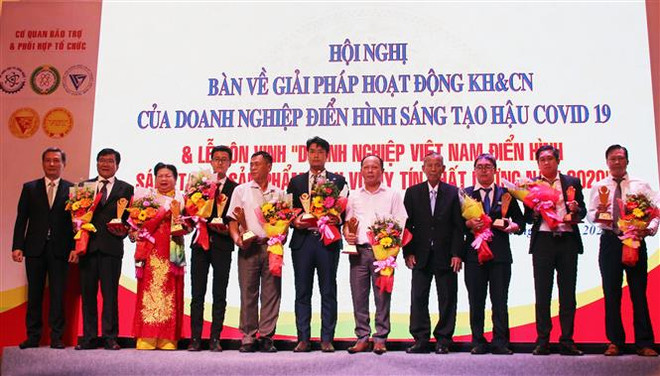 胡志明市举行创新型先进企业和优质产品/服务表彰会 ảnh 1