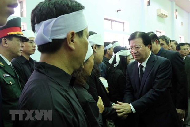 捞庄3号水电站山体滑坡事件:执行救援任务中牺牲的13名干部与战士吊唁仪式隆重举行 ảnh 1 捞庄3号水电站山体滑坡事件:执行救援任务中牺牲的13名干部与战士吊唁仪式隆重举行 ảnh 1