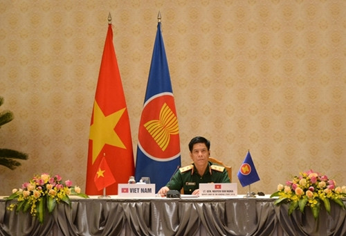 越南出席东盟陆军司令视频会议 ảnh 1 越南出席东盟陆军司令视频会议 ảnh 1