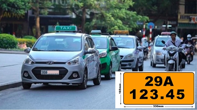 自2020年8月1日起越南营运车须挂黄色车牌 ảnh 1 自2020年8月1日起越南营运车须挂黄色车牌 ảnh 1