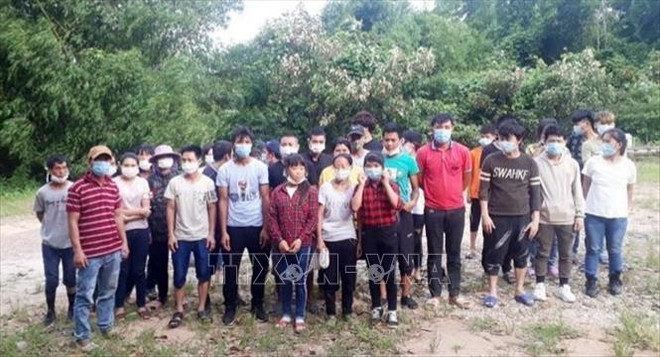 广宁省对33名非法入境者进行隔离 ảnh 1 广宁省对33名非法入境者进行隔离 ảnh 1