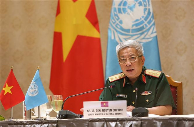 越南国防部副部长阮志咏与联合国副秘书长哈雷通电话 ảnh 2 越南国防部副部长阮志咏与联合国副秘书长哈雷通电话 ảnh 2