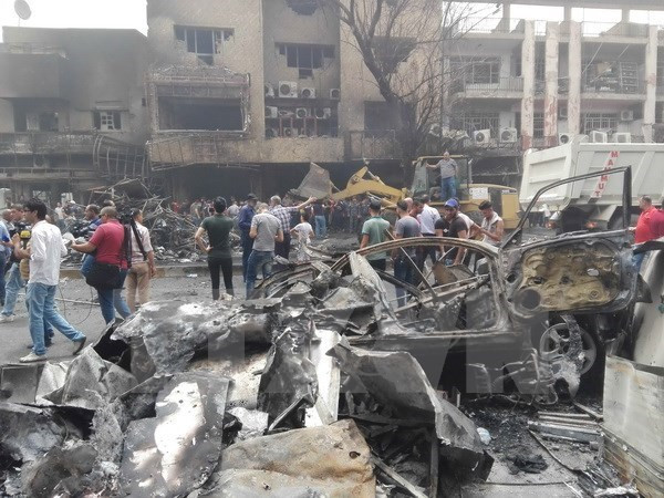 越南国家主席陈大光就伊拉克首都巴格达发生炸弹袭击事件向伊拉克总统致慰问电 ảnh 1