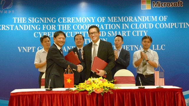 越南邮政电信集团与微软集团签署战略合作协议 ảnh 1