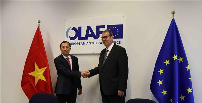 加强越南海关总局与欧洲反欺诈局之间的合作 ảnh 1 加强越南海关总局与欧洲反欺诈局之间的合作 ảnh 1