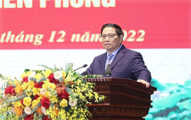 越南政府总理范明政视察边防部队司令部 ảnh 2 越南政府总理范明政视察边防部队司令部 ảnh 2