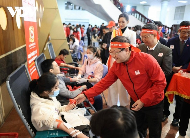 红色星期日：传播无偿献血精神 ảnh 1