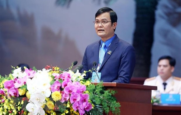 裴光辉同志连任胡志明共青团中央委员会第一书记 ảnh 1 裴光辉同志连任胡志明共青团中央委员会第一书记 ảnh 1