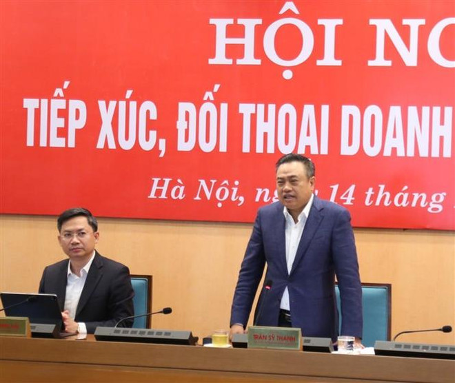 河内市领导与企业界开展对话 了解企业诉求倾听企业建议 ảnh 2 河内市领导与企业界开展对话 了解企业诉求倾听企业建议 ảnh 2