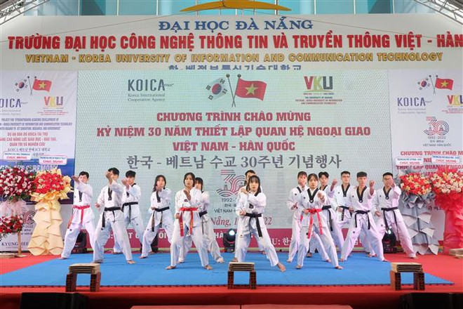越韩文化交流活动在岘港市举行 ảnh 1 越韩文化交流活动在岘港市举行 ảnh 1