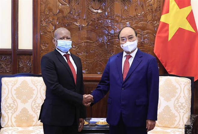国家主席阮春福会见南非驻越大使 ảnh 1