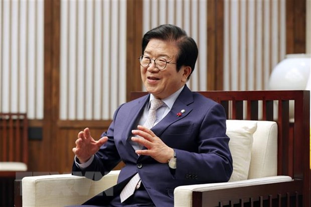 韩国国会议长:越南国会主席王廷惠访问之旅进一步深化双边合作关系 ảnh 1 韩国国会议长:越南国会主席王廷惠访问之旅进一步深化双边合作关系 ảnh 1