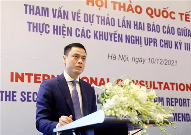 越南自愿执行“普遍定期审议”第三周期建议的中期报告草案第二次磋商研讨会 ảnh 2