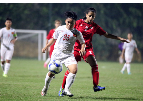 2017年亚洲U16女足锦标赛预选赛:越南队狂屠巴勒斯坦队 ảnh 1 2017年亚洲U16女足锦标赛预选赛:越南队狂屠巴勒斯坦队 ảnh 1