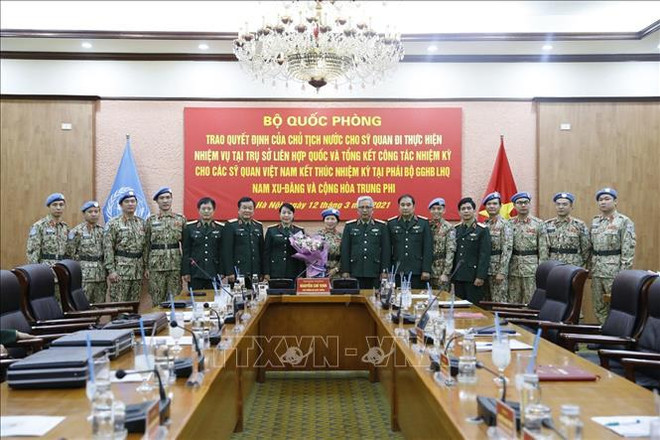 阮志咏上将:使越南旗帜插遍世界维和地图 ảnh 1 阮志咏上将:使越南旗帜插遍世界维和地图 ảnh 1