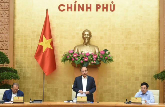政府总理阮春福:继续实施双重目标 ảnh 1 政府总理阮春福:继续实施双重目标 ảnh 1