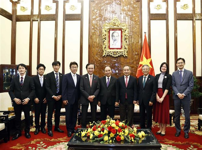 越南国家主席阮春福会见日本神奈川县知事黑岩佑治 ảnh 2 越南国家主席阮春福会见日本神奈川县知事黑岩佑治 ảnh 2