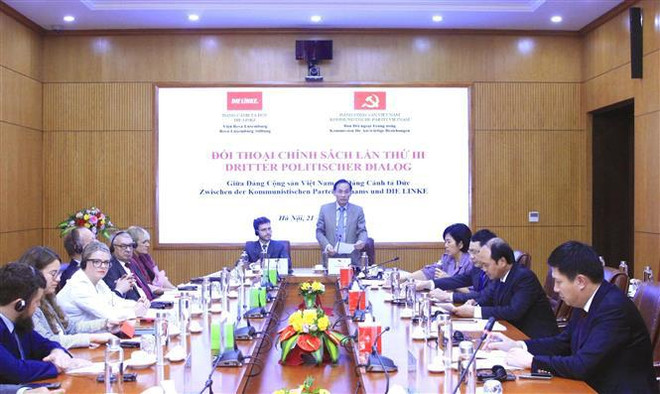 越南共产党积极促进与德国左翼党的合作关系 ảnh 1 越南共产党积极促进与德国左翼党的合作关系 ảnh 1