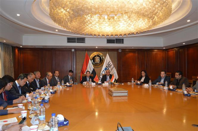 越南国会副主席阮德海访问埃及 ảnh 3