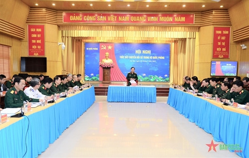 黎辉咏上将：加快国防部数字化转型的进度 ảnh 1