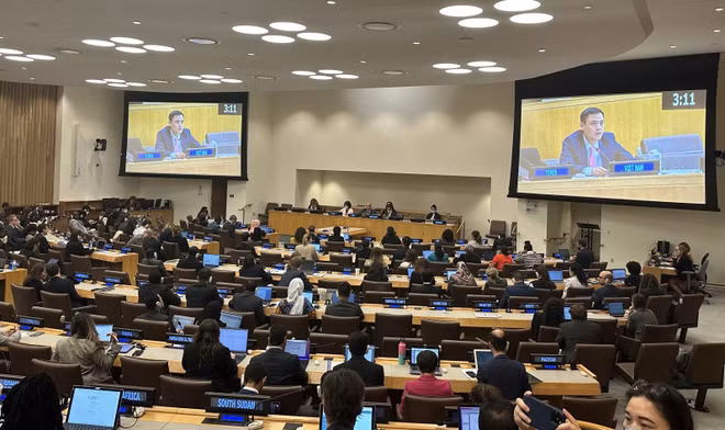 第77届联合国大会：越南代表东盟重申强化发展合作的坚定承诺 ảnh 1