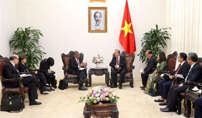 越南政府副总理张和平会见新加坡首席大法官 ảnh 2 越南政府副总理张和平会见新加坡首席大法官 ảnh 2