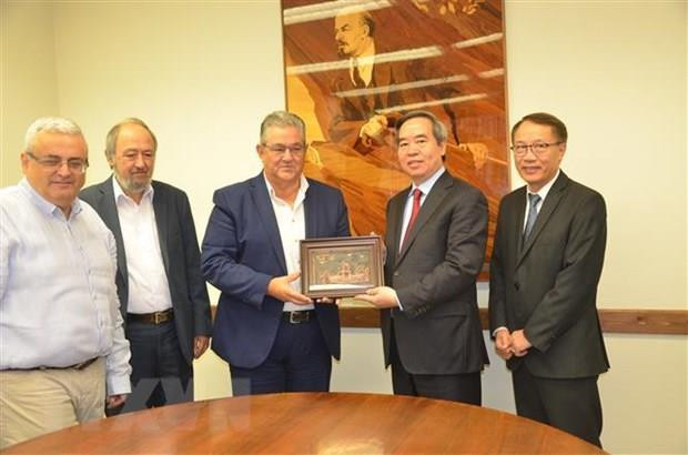 越南共产党与希腊共产党加强合作关系 ảnh 2 越南共产党与希腊共产党加强合作关系 ảnh 2