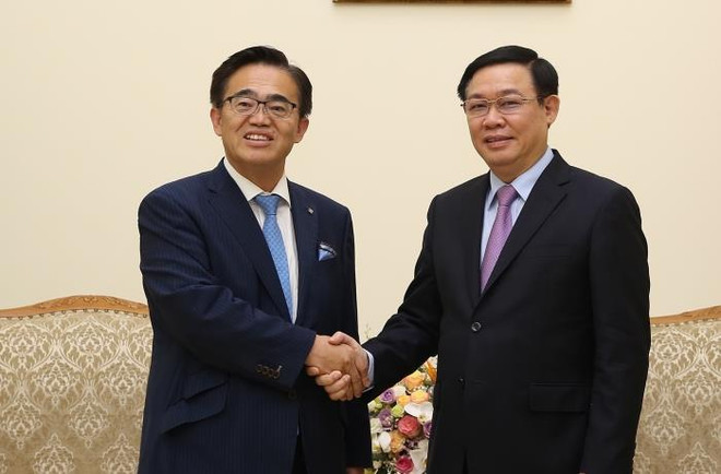 越南政府副总理王廷惠会见日本爱知县知事大村秀章 ảnh 1 越南政府副总理王廷惠会见日本爱知县知事大村秀章 ảnh 1