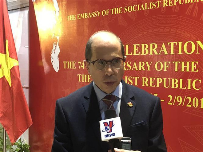 越南国庆74周年纪念典礼在埃及举行 ảnh 1 越南国庆74周年纪念典礼在埃及举行 ảnh 1