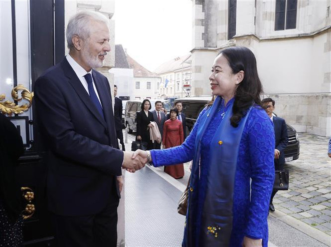 越南国家副主席武氏映春会见克罗地亚总统佐兰·米拉诺维奇 ảnh 2 越南国家副主席武氏映春会见克罗地亚总统佐兰·米拉诺维奇 ảnh 2