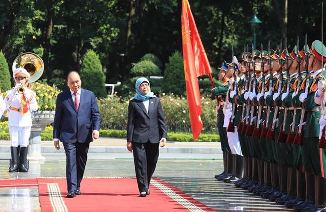 新加坡媒体对雅各布总统越南访问之行给予积极评价 ảnh 1 新加坡媒体对雅各布总统越南访问之行给予积极评价 ảnh 1