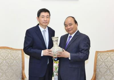 阮春福总理会见即将离任前来辞行拜会的韩国驻越大使 ảnh 1 阮春福总理会见即将离任前来辞行拜会的韩国驻越大使 ảnh 1
