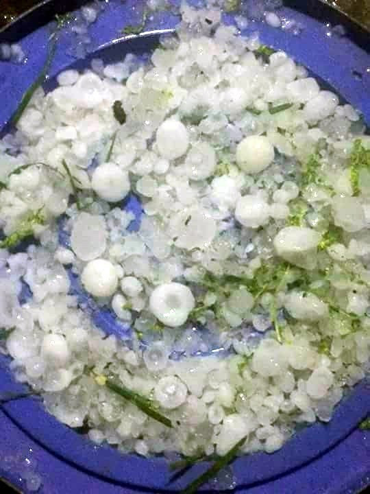 北件和老街两省遭龙卷风冰雹袭击 ảnh 2