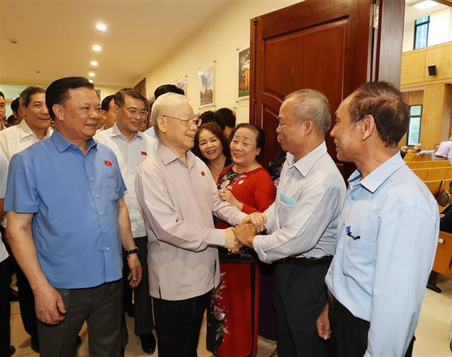 阮富仲总书记:河内市应在打击腐败工作中发挥垂范带头作用 ảnh 1 阮富仲总书记:河内市应在打击腐败工作中发挥垂范带头作用 ảnh 1