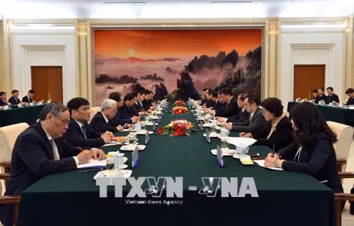 越南共产党代表团对中国进行工作访问 ảnh 2