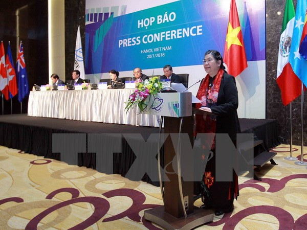 亚太议会论坛第26届年会结果的新闻发布会在河内召开 ảnh 2 亚太议会论坛第26届年会结果的新闻发布会在河内召开 ảnh 2