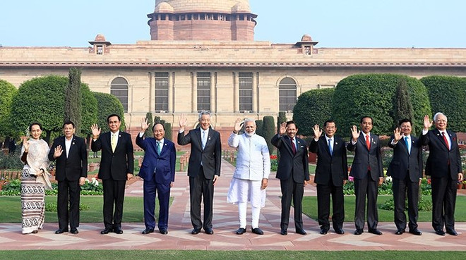 东盟—印度建立对话伙伴关系25周年纪念峰会发表《新德里宣言》 ảnh 1