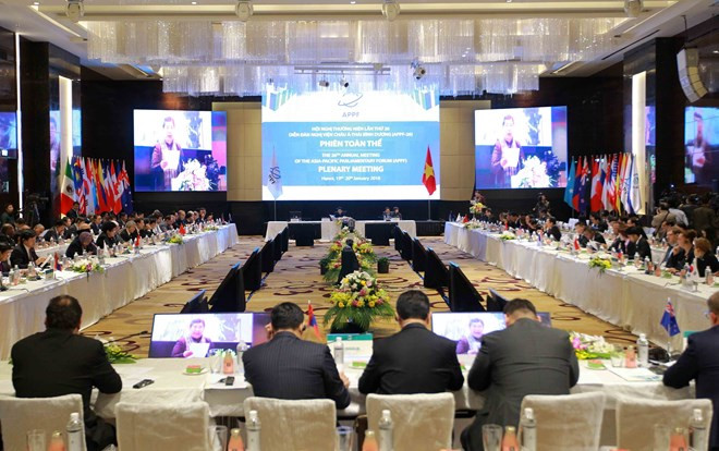 亚太议会论坛第26届年会:致力创造一个和谐与活跃发展的亚太地区 ảnh 1 亚太议会论坛第26届年会:致力创造一个和谐与活跃发展的亚太地区 ảnh 1