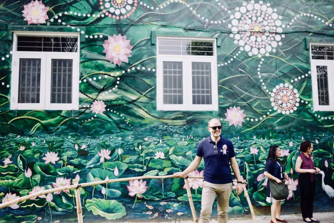 “澳大利亚-越南壁画村”正式挂牌 ảnh 2 “澳大利亚-越南壁画村”正式挂牌 ảnh 2