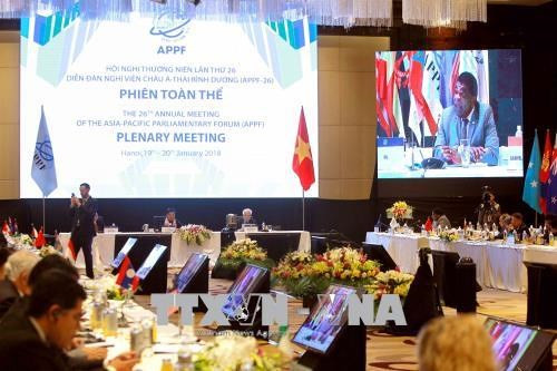 APPF第26届年会:与会代表就亚太地区合作与发展纷纷建言献策 ảnh 1 APPF第26届年会:与会代表就亚太地区合作与发展纷纷建言献策 ảnh 1