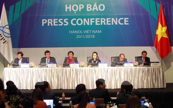 亚太议会论坛第26届年会结果的新闻发布会在河内召开 ảnh 1 亚太议会论坛第26届年会结果的新闻发布会在河内召开 ảnh 1