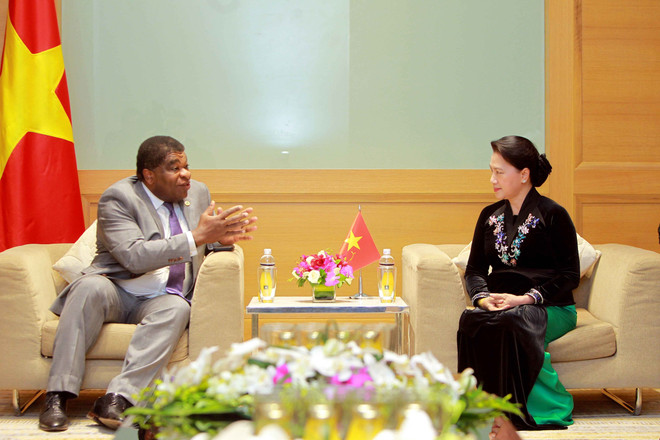 越南国会主席阮氏金银会见各国议会联盟秘书长马丁·纯贡 ảnh 2 越南国会主席阮氏金银会见各国议会联盟秘书长马丁·纯贡 ảnh 2