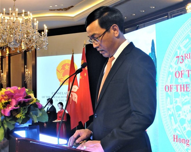 越南驻外代表机构举行国庆73周年纪念活动 ảnh 1 越南驻外代表机构举行国庆73周年纪念活动 ảnh 1